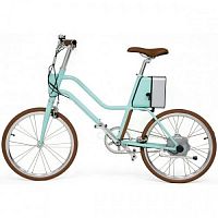 Электровелосипед YunBike C1 женский Mint Green (Зеленый) — фото